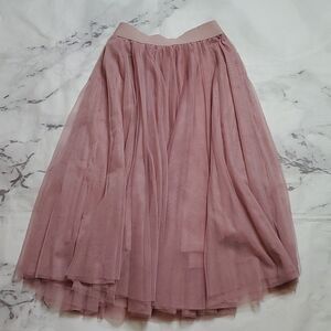 Charlotte Russe Pink Midi Skirt